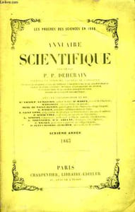 Annuaire Scientifique. 6ème année : 1867