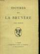 Oeuvres de La Bruyère. Tome 1er.. LA BRUYERE / THEOPHRASTE