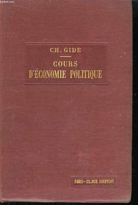 Cours d'Economie Politique.