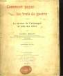 Comment payer les frais de guerre.. BELLET Daniel
