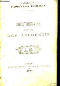 Questionnaire à l'usage des Apprentis.
