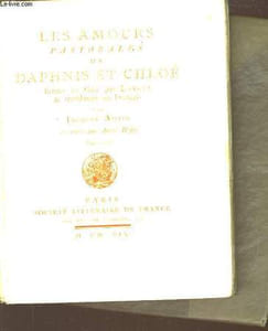 Les Amours Pastorales de Daphnis et Chloé. Tome 2nd.