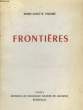 Fronti&egrave;res.. PARAIRE Marie-Josette.