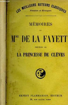 Mémoires de Mme De La Fayette.. LA FAYETTE Mme de