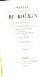 Oeuvres Complètes de Rollin. TOME 1er : Histoire Ancienne.. ROLLIN