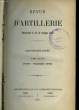 Revue d'Artillerie. 14ème année - TOME XXVIII (Avril - Septembre 1886).. COLLECTIF