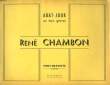 Catalogue Ren&eacute; Chambon.. CHAMBON Ren&eacute;