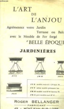 L'Art de l'Anjou. BELLANGER Roger, Fabricant