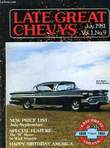 Late Great Chevys. Vol. 1, N°9. SNOWDEN Robert