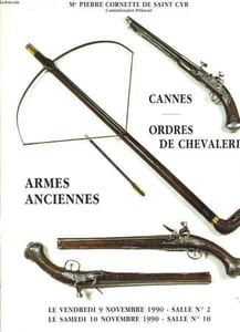 Catalogue des Ventes aux Enchères Publiques des 9 et 10 novembre 1990, à Drouot-Richelieu