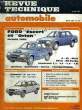 Revue Technique Automobile N°477 : Ford Escort et Orion, depuis 1986.. CROMBACK Michel & COLLECTIF