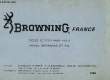 Browning France. Pièces de Rechange pour armes Browning et F.N.. BROWNING