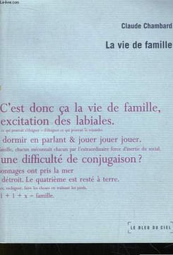 La vie de famille.. CHAMBARD Claude