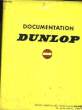 Documentation Dunlop. DUNLOP