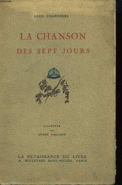 La Chanson des Sept Jours.. CHANCEREL Léon.