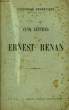 Cinq lettres sur Ernest Renan.. BRUNETIERE Ferdinand