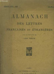 Almanach des Lettres Françaises et Etrangères. 1ère année, 1924