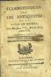 Eclaircissements sur les Antiquités de la Ville de Nismes.. ANONYME