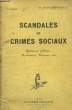 Scandales et Crimes Sociaux.. JEAN-DESTHIEUX F.