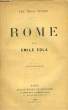 Rome. Les Trois Villes.. ZOLA Emile