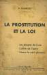 La prostitution et la loi.. CHABERT O.