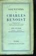 Souvenirs de Charles Benoist. TOME 2ème : 1894 - 1902. BENOIST Alain de