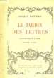 Le jardin des lettres. 2ème volume. BAINVILLE Jacques