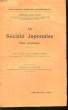 La Société Japonaise. Etude sociologique.. KOBAYASHI TERUAKI