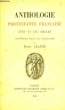 Anthologie protestante française. XVIIIe et XIXe siècle.. ALLIER Raoul