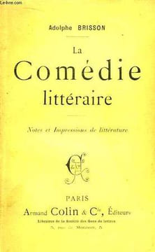 La Comédie littéraire.. BRISSON Adolphe