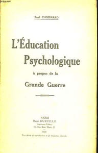 L'Education Psychologique à propos de la Grande Guerre