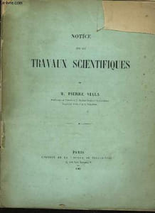 Notice sur les Travaux Scientifiques.