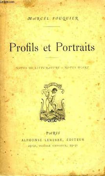 Profils et Portraits.. FOUQUIER Marcel