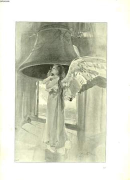 "La Chanson des Cloches. Feuillets extraits d'un ouvrage relié ""La Chanson des Choses""". DOUCET Jérôme