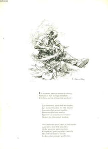 "La Chanson de la Faux. Feuillets extraits d'un ouvrage relié ""La Chanson des Choses"""
