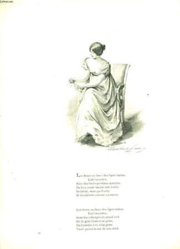 "La Chanson de la Fleur. Feuillets extraits d'un ouvrage relié ""La Chanson des Choses""". DOUCET Jérôme