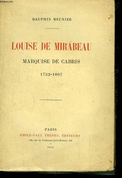 Louise de Mirabeau, Marquise de Cabris 1752 - 1807. MEUNIER Dauphin
