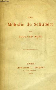 Une Mélodie de Schubert