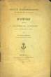 Rapport présenté à l'Assemblée Générale du 7 janvier 1903. Société d'Océanographie du Golfe de Gascogne.. MANLEY-BENDALL