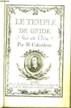 Le Temple de Gnide, mis en Vers.. COLARDEAU