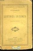Lettres Intimes. STENDHAL