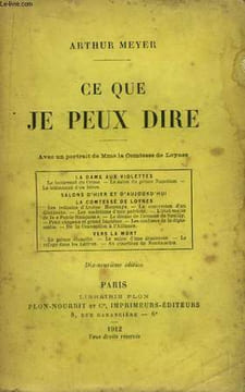 Ce que je peux dire.. MEYER Arthur