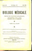 Biologie M&eacute;dicale n&deg;5, 33e ann&eacute;e. Revue des Sciences Biologiques, consid&eacute;r&eacute;es dans leurs rapports avec la m&eacute;decine.. BILLON F. & COLLECTIF