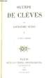 Olympe de Clèves. TOME 1. DUMAS ALEXANDRE