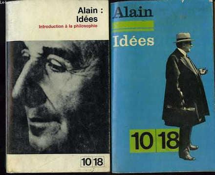 IDEES.INTRODUCTION A LA PHILOSOPHIE.. ALAIN