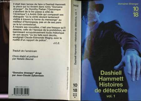 HISTOIRES DE DETECTIVES T1.. HAMMETT DASHIELL
