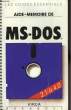 AIDE-MEMOIRE DE MS-DOS VERSION 2 à 4.01. VIRGA