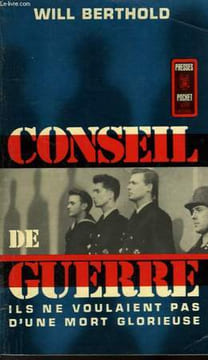 CONSEIL DE GUERRE - KRIEGSGERICHT. BERTHOLD WILL
