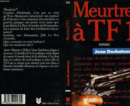 "MEURTRE A TF1 ""CINQ JOURS QUI EBRANLERENT LA REPUBLIQUE""". DUCHATEAU JEAN