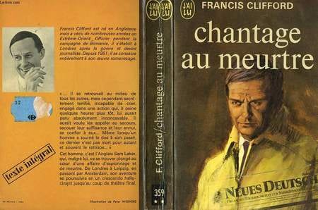 CHANTAGE AU MEURTRE - THE NAKED RUNNER. CLIFFORD FRANCIS